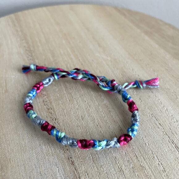 Celia Bracelet anklet trendy comfortable tie embroidery thread woven gift - Picture 1 of 1